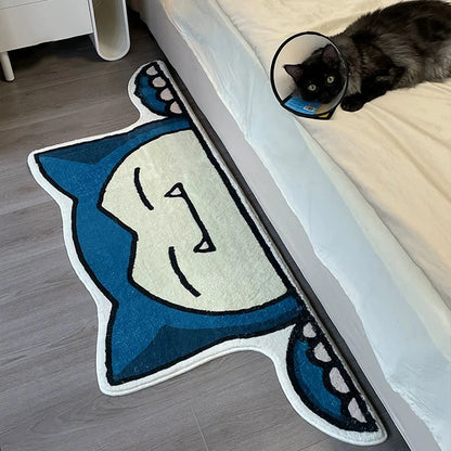 Snorlax Design Carpet Soft and Durable Perfect Home Decor To Add A Touch of Anime Charm Ideal Gift for Pokémon Fans